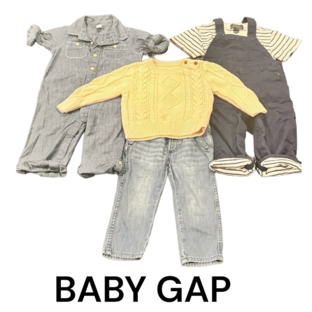 5 piece lot Baby Gap & Ralph Lauren baby boy clothing 18-24 M